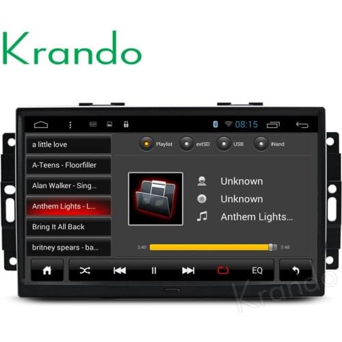 Krando Android 8.1 9" car radio gps for jeep grand Cherokee 2004-2010 for chrysler 300c 2004-2008 navigation multimedia system