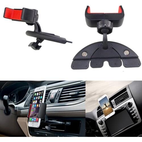 Alloet Universal Car Phone Holder 360 Rotation CD Slot Car Mount Holder Cradle for Samsung Huawei Xiaomi Mobile Phones
