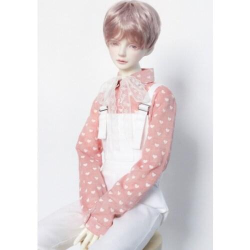 BJD doll clothes with white suspender pants simple cute department 1/4 1/3 SD MSD uncle loose casual version of doll accessories