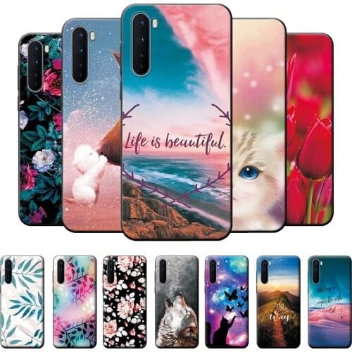 For Oneplus Nord Case One plus Nord Back Cover Protective Case For Oneplus Nord Case 1+ Nord Silicone Phone Cover Bumper 6.44"