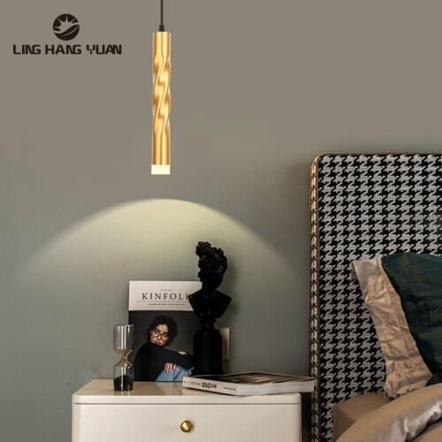 5W Decoration Led Pendant Light Gold frame Modern Pendant Lamp Hanging Lamp For Living room Dining room Kitchen Bedside Light