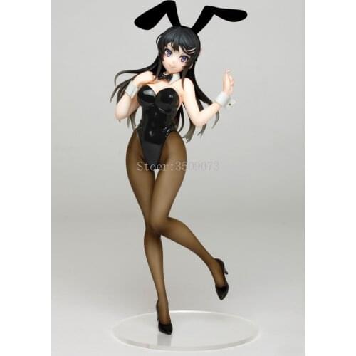 20CM Anime Rascal Does Not Dream Of Bunny Girl Sakurajima Mai Sisters Dream Sexy Girl Anime Figurine PVC Action Figures Toys