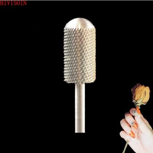 HIVISOIN-10PCS- Carbide Nail Drill Bit-Large Barrel Smooth Top-60030060