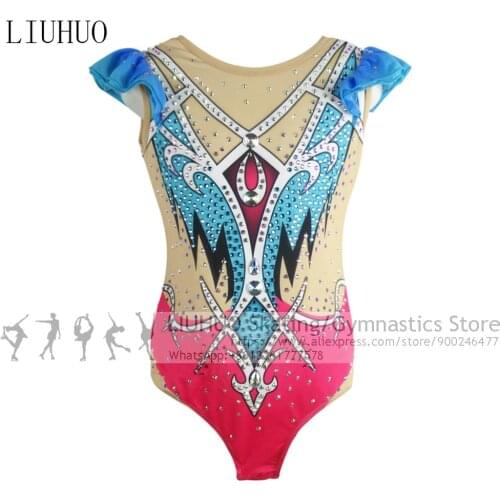 Artistic Leotards Custom Ice Skating Dress Women Girls Teens Competitions Kids Rhythmic Leotard Christmas Gifts Multicolor