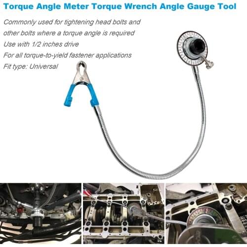 Torque Angle Meter Torque Wrench Angle Gauge Tool Wrench Measuring Automotive Meter Tool