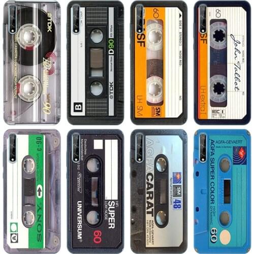 Classical Old Cassette Soft Silicone Phone Case for Huawei Y5 Lite 2018 Y7 Y6 Prime 2018 Y9 2019 Y9S Y5P Y6P Y7P Y8P 2020 Cover
