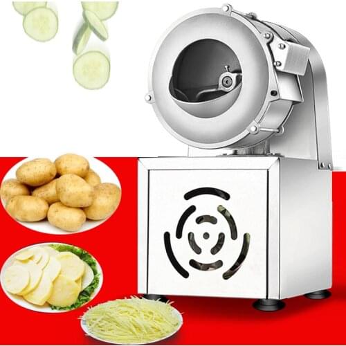 Commercial electric vegetable cutter slicer Cabbage shredder food grater stainless steel kitchen onion potato carrot slice dicin