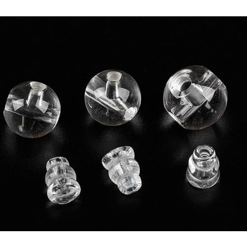 TSB0188 Natural Transparent Rock Quartz Crystal Round Guru Beads for Prayer Malas 10sets lot 6mm 8mm 10mm 12mm 14mm 16mm