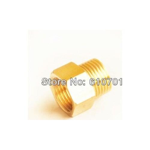 Brass 1/8" Male x 1/8" Female BSPP Connection Hex Bushing Adapter Reducer