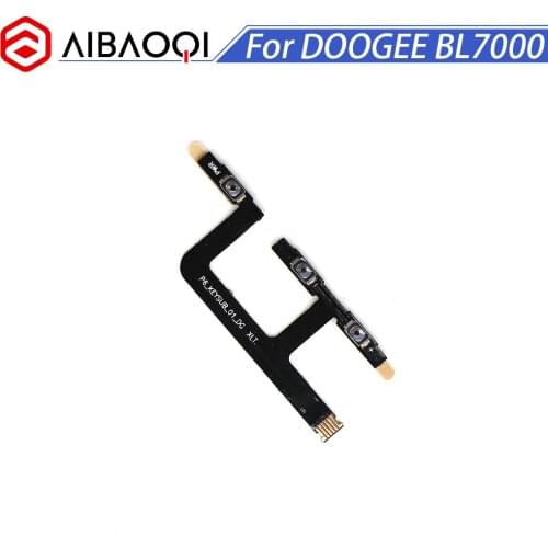 AiBaoQi New Original power on/off+ volume FPC Key up/down button flex cable FPC For Doogee BL7000 Phone