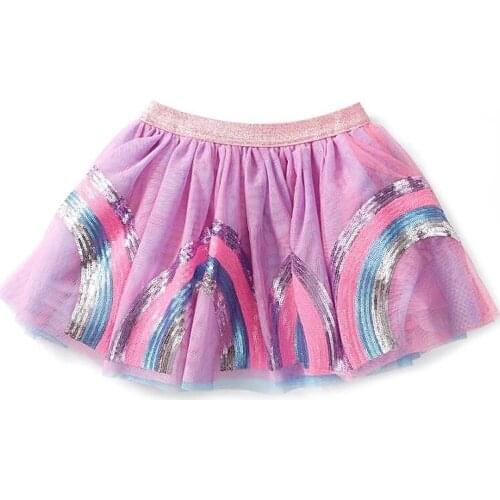 New Arrivels Toddler Baby Girls Unicorn Skirt Dance Sequin Rainbow Skirt Photo Props