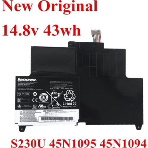 New Original Laptop replacement Li-ion Battery for Lenovo ThinkPad 45N1095 45N1094 S230U 14.8v 43wh