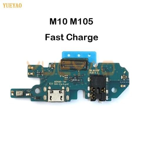 Charging Port Connector Board Parts Flex Cable Microphone Mic For Samsung Galaxy M10 M105 M105F Charging Board