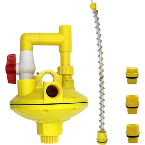 1Set Poultry Farm Waterline Pressure Regulator Chicken Quail Drinker Water Supply Line Decompression System Farm Equipment