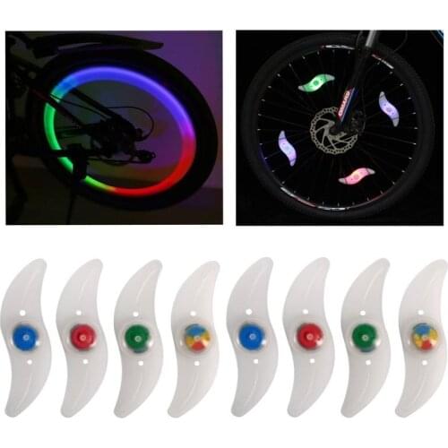 Waterproof bicycle spoke light 3 lighting mode LED bike wheel light easy to install bicycle safety warning light With Battery