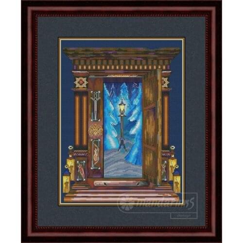 High Quality Embroidery Narnias Wardrobe Cross Stitch Kit China with 100% Cotton Flosses & Free Shipping for Home Wall Decor