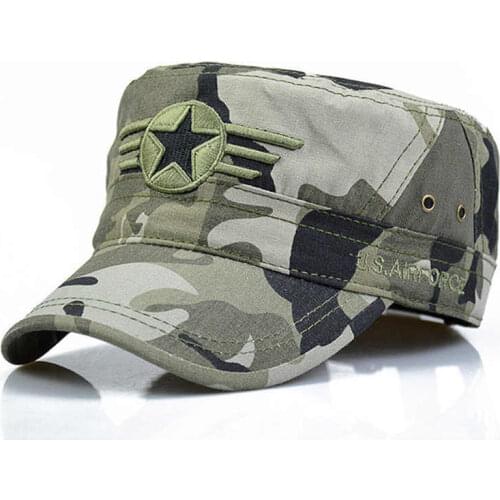 High quality 2020 NewUSA AIRFORCE Tactical Hats embroidered Air Force Baseball caps for Men 100%Cotton camouflage ARMY hats