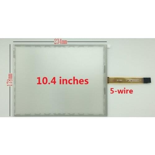 10.4 inch touch screen 5-wire resistive LCD computer industrial control panel digitizer resistive touch screen resistive sensor