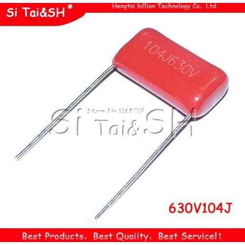 10PCS 630V104J Pitch 15mm 0.1UF 100nf 630V 104 CBB Polypropylene film capacitor