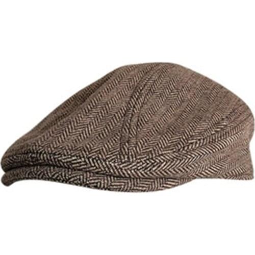 2019 Autumn Winter Men Hats Berets British Western Style Wool Advanced Flat Ivy Cap Classic Vintage Beret Cap Size M-XL BLM207