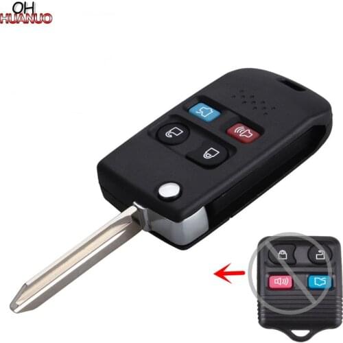 4 BUTTONS ModifIed Flip Folding Remote Fob Key Case Shell for Ford Escape Ranger Explorer Mercury for Mazda
