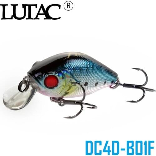 5pcs/lot LUTAC Fishing lure Swim fish Artificial lure Hard Crank bait carp Hard Plastic lure Wobblers Floating fishing tackle