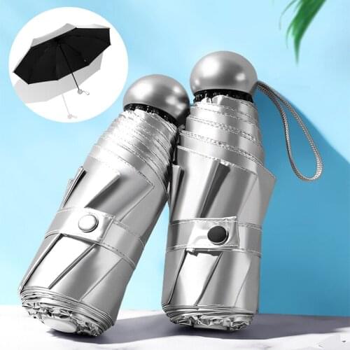 8 Ribs Pocket Mini Women Men Children Umbrella Anti UV Paraguas Anti-UV Windproof Rain Female Girl Parasol Pocket Umbrellas