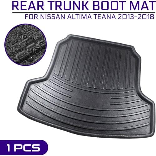 Car Carpet Rear Trunk Anti-mud Cover For Nissan Altima Teana 2013 2014 2015 2016 2017 2018 Floor Mat