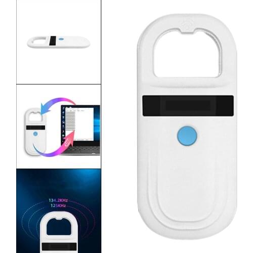 Bluetooth Animal Pet Microchip Scanner EMID Digital ID Reader Data Storage ISO11784/85 FDX-B for Dogs Cats Horse Tracking Device