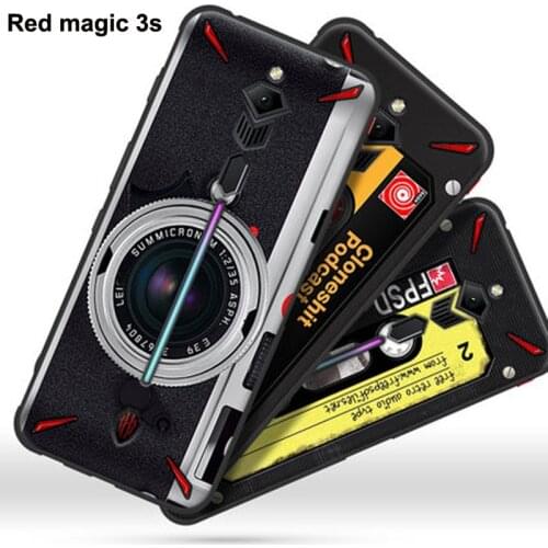 For Nubia Red magic 3s case TPU Soft retro camera phone Cover Redmagic3s case Shockproof Protective shell magic 3 s 6.65" cases