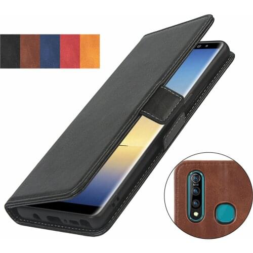Pu leather Fitted Case for VIVO Z5x / Z1 Pro Wallet Cover Short-buckle Flip book holster protective phone bag case GG