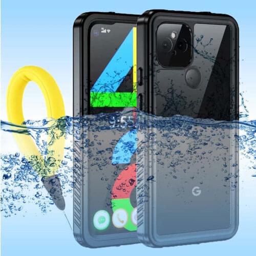 For Google Pixel 4a 5G Waterproof Case with Built-in Screen Protector Full Body Shockproof Dustproof Heavy Duty Coque for Pixel