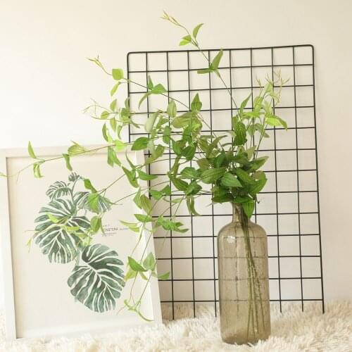 1Pc Artificial Fern Leaf Chlorophytum Green Plant Wall Wedding Decoration Home Flower Arrangement Garden Fence Fake Plants