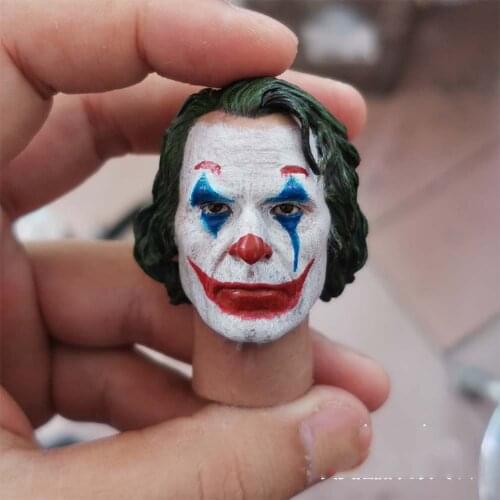 1/6 Joaquin Phoenix Joker Head Sculpt Makeup Version for 12''Figures Bodies Accessories