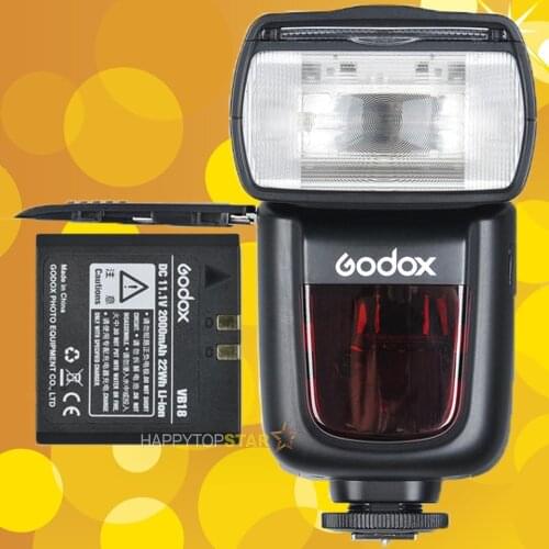 Lithium-ion Manual Flash VING V850 Li-ion Fast Recycling Flash 1/8000 High speed Sync 1.5 s Max Recycling For Canon Nilon