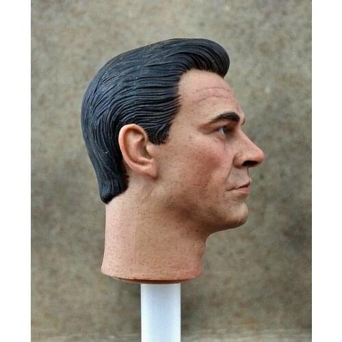 1/6 Scale 007 James Bond Head Sculpt Carving For 12" Action Figures Male Bodies