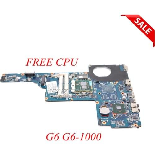 NOKOTION 639521-001 Laptop Motherboard For HP Pavilion G6 G6-1000 Series Intel Hm55 6050A2412201 Main board full tested FREE CPU