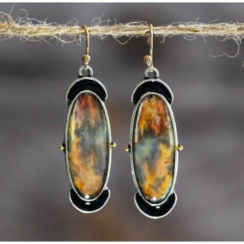 Fashion Retro Ethnic Wind Eardrop Earring Classic Women Dangle Earring Jewelry for Female Gift Aretes De Mujer Modernos 2020