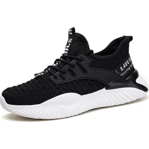 Men Running Shoes Lace-up Fashion Sneakers New Mens Sports Shoes Comfortable Breathable Hot Sale Autumn Non-slip Training Shoes
