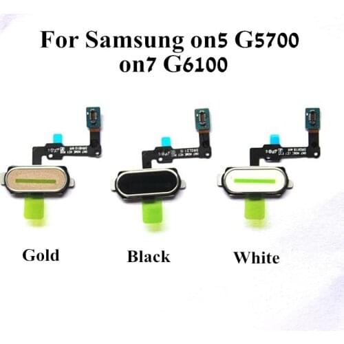 Original Fingerprint Home Buttons Flex cable For Samsung Galalxy ON5 G5700 ON7 G6100 Touch ID Menu key fingerprint sensor