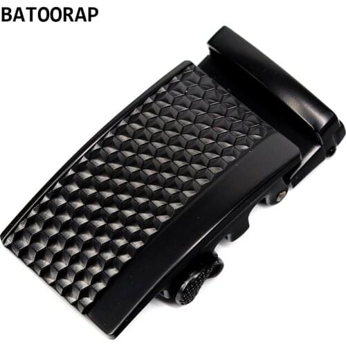Durable Brand Belt Bucke Automatic Casual Black Strap Buckle Metal Fits In 3.5 CM Ratchet Belts Fashion Alloy Buckles