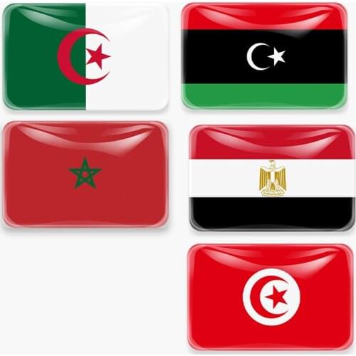 North Africa country Flag Fridge Magnet Egypt Libya Tunisia Algeria Morocco