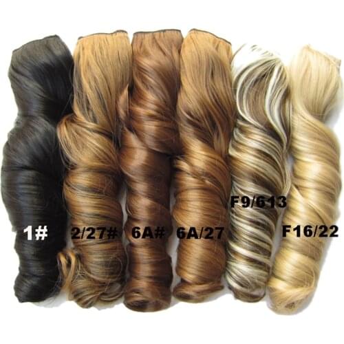 Similler 5 Clips Wavy Clip In Hair Extension One Piece Synthetic Hair High Tempreture Hairpiece For Women 130g Pink Red Purple