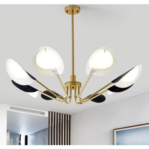 Modern Metal Pendant Lights Living Dining Room Bedside Bedroom Loft black Hanging Lamp kitchen Lighting creative pendant lamp