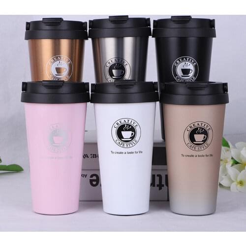 Thermos Coffee Mug Double Wall Stainless Steel Tumbler Vacuum Flask Water Bottle For Girls Thermal Tea mug Travel Thermocup