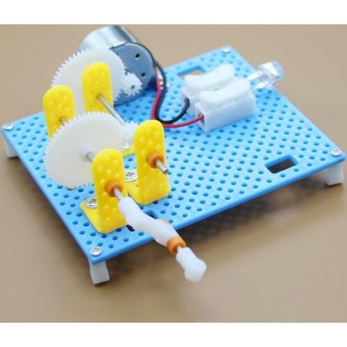 Creative DIY Science Gizmo Hand Crank Generator Kids Puzzle Assembled Kits Simple Physics Experiment Teaching Resources