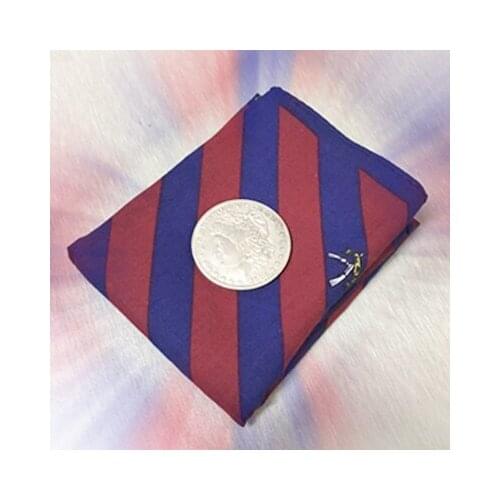 Amazing Handkerchief Magic Tricks Tie To Handkerchief Appearing 3 Coins Stage Illusion Gimmicks Props Mentalism Comedy Magician