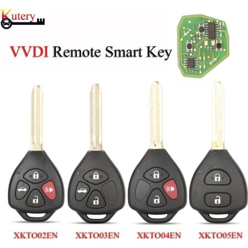 Kutery XKTO02EN XKTO03EN XKTO04EN XKTO05EN VVDI Remote Smart Car Key For Toyota VVDI2 Xhorse Series Universal Remote Control