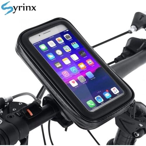 Bicycle Motorcycle Phone Holder Waterproof Bike Phone Case Bag for iPhone Xs Xr X 8 7 Samsung Mobile Stand Support Scooter Cover