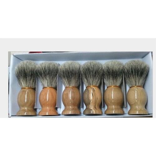 High quality best bugger hair wooden handle shaving brush mans makeup tools